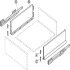 NPS Drawer Set w SC 40kg 186/270mm Silver - view 3