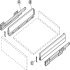 NPS Drawer Set w SC 40kg 90/350mm Silver - view 3