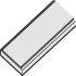 Running Track for Soft Floor for Sliding Interior Doors Slido D-Line43 80M Top hung system Length 2200 mm 940.59.802