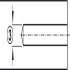 Drill Bit for Confirmat One-Piece Connector 1st step Ø 5 mm drill hole (blind hole) 2nd step Ø 7 mm shank (through hole) - view 2