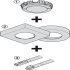 Bezel for Surface Mounting Loox LED 2025/2026 Round Stainless steel coloured - view 5