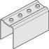 Connection Piece for Folding Interior Doors Slido W-Fold32 100T Top hung system Galvanized steel 943.55.080