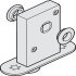 Floor Spring for Folding Interior Doors Slido W-Fold32 100T Top hung system With rosette for systems with bottom track 943.55.071