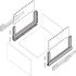 NPS Cry+ Drawer Sides 186/350mm Stn 1pr - view 4