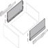 NPS Drawer Sides 186/450mm Stn 1pr - view 4