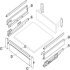 Front Bracket Set Häfele Matrix Box S For internal drawers For 199 mm height sides grey - view 2
