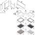 Swing Out Corner Storage Classic Chrome Linear Wire Baskets Vauth-Sagel VS COR Fold For cabinet width: 800 mm For door width: 400 Left hand - view 2