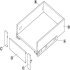 MX Slim A Fnt Brkts 128mm Plastic Antique - view 2