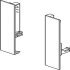MXS Internal Drawer Fnt Brkts Set 199mm Plastic Wht 552.70.898