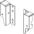 Back Bracket for Häfele Matrix Box S 84 mm Drawer Sides Grey - view 2