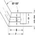 Minifix GV Mitre Joint 8/24mm Steel Galvanised - view 4
