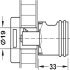 Symo3000 Lock Handle Case w Rings RH MNP - view 4