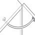 Flap Stay Flexible for Light-Weight Flaps Length 200 mm brown - view 4