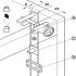 Symo3000 Cent Rotary Lock Dbl 22/12mm NP - view 2