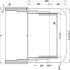 Pull-out table fitting self-supporting LUNCH For cabinet width 600 mm - view 4