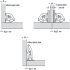 Concealed Hinge 90° Easy Mount Steel Sprung - view 5