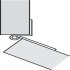 Flush Hinge Cranked for 15-19 mm Door Thickness Steel Ideal for caravans and mobile homes Bright zinc plated - view 3