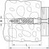 Fischer UX Uni Wall Plug D6x35mm Nylon - view 4