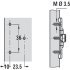 0mm M.Plt FaceFrame Clk 1prt Hos - view 2