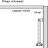 Lid Stay Firmatop 250mm Sprung Brass CP - view 5