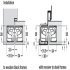 Tectus TE340 3D FR 180D Hinge BM - view 3