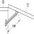Lid Stay 150mm LH w Guide Slot SNP - view 5
