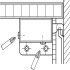 Cabinet Hanger SF LH upto 104kg 2pc SNP - view 5