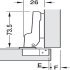 please look For wooden doors Without soft close screw fixing cup 45/9.5 nickel plated - view 4