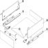 Drawer Sides 175 mm High Häfele Matrix Box Slim A Length 550 mm grey - view 4