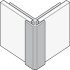 External Corner Profile for Alusplash™ Splashbacks 610 mm - Anthracite - view 4