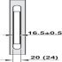 Mortice Lock for Dialock DT 700 and DT 710 DIN R panic function inwards opening doors polished brass coloured - view 2