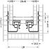 Concealed Drawer Runners Full Extension Load Capacity 30 kg Häfele Matrix Runner UM A Under mounted with self closing and soft closing mechanisms Drawer length 270 mm extension length 258 mm cabinet depth 288 mm - view 5