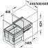 Hailo Cargo Synchro 600 Bin 2x28L - view 3
