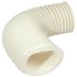 Flexi Hose Flame Retardant PVC White Length 3000 mm system 4 565.30.701