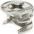 Minifix 15 Housing 16mm wo Rim Nickel Col 262.26.133