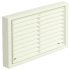 Fixed Louvre Grille with Round Spigot System 4 brown 565.30.128