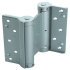 Spring Hinge Double Action 125 x 85 mm Steel Silver lacquered 927.90.029