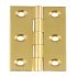 Butt Hinge 64 x 35 mm Brass Polished brass 354.20.820