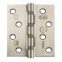 Butt Hinge 102 x 76 mm 304 Stainless Steel Phoenix Slimline Grade 13 BS EN 1935 Square corners satin stainless steel 921.08.140