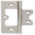 Butt Hinge Flush 75 x 51 mm Steel Provides 180° door opening Polished chrome plated 926.89.102