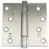 Butt Hinge Concealed Bearing 3 Knuckle Fixed Pin 102 x 102 mm Stainless Steel Staggered hole pattern Square corners satin 926.91.220