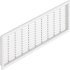 Ventilation Grille Rectangle 227x68mm Plastic White 571.55.343