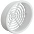 Vent Trim Rectangle D65mm Plastic Brown - view 2