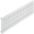 Ventilation Grille Phillips Sqr 100x1000mm Anodised Silver Fire Rated 575.27.935