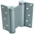 Spring Hinge Double Action 175 x 107 mm Silver lacquered steel 927.90.049