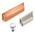 Pearl Knob Zinc Alloy Polished Chrome 28x18x22mm - view 2