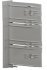 NPS Int Drawer Front Cover Cap 186mm Silver - view 2