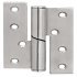 Butt Hinge 102 x 76 mm Grade 304 Stainless Steel size 101 mm Falling hinge anti-clockwise closing satin 926.26.203
