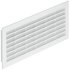 Ventilation Grille Rectangle 299x120mm Plastic White 571.64.735