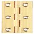 Broad Style Hinge 64x35mm Brass Self 354.19.026